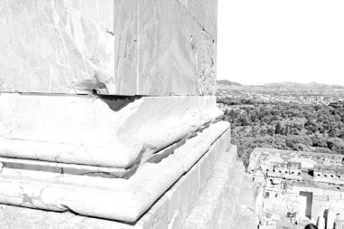 Eski Avrupa'nın eski ve yeni mimari Yunanistan congesti