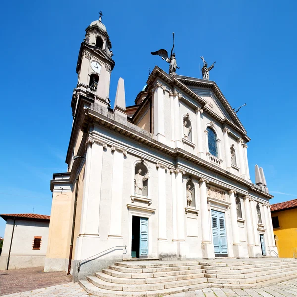 Mittelalterliche alte architektur in italien europa milan religion a — Stockfoto