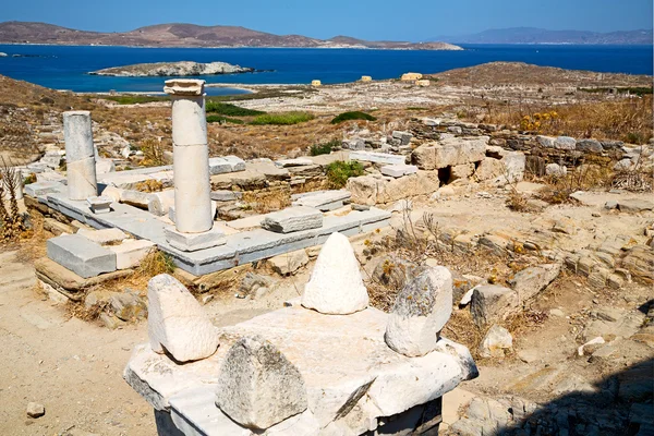 Templo na grécia o sítio velho historyca — Fotografia de Stock