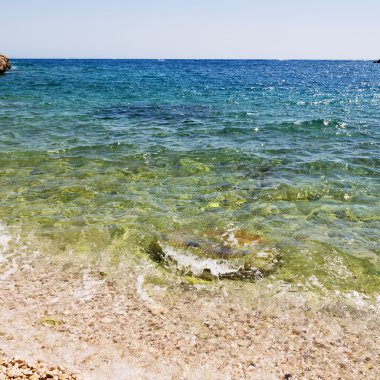 Asya thurkey antalya Likya'nın yolu su kayalar ve gökyüzü n yakınındaki