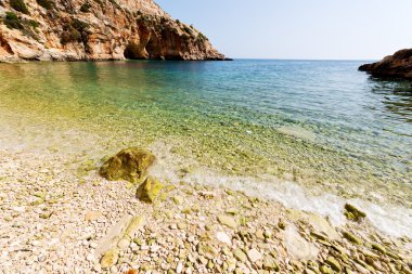 Asya thurkey antalya Likya'nın yolu su kayalar ve gökyüzü n yakınındaki
