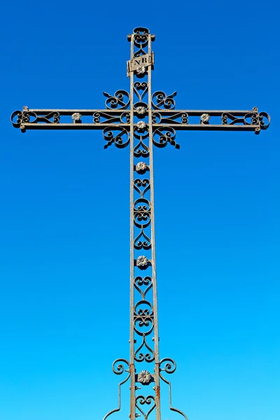 Katolickiej, streszczenie, Święty Krzyż i niebo — Zdjęcie stockowe