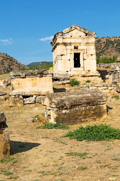 Storia pamukkale vecchio tacchino e il romano — Foto Stock