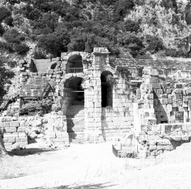  Myra Türkiye Avrupa eski Roma Nekropolü ve yerli mezar