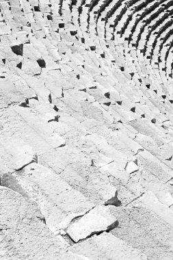   Türkiye'nin Avrupa myra ste eski tiyatro soyut dokusuna