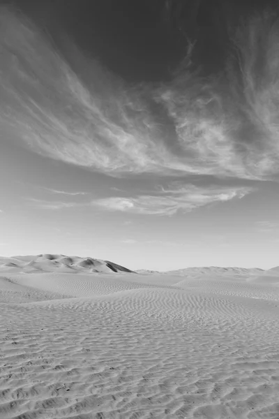 Em oman velho deserto esfregar al khali o quarto vazio e ao ar livre s — Fotografia de Stock