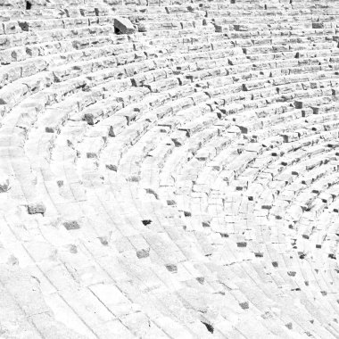   Türkiye'nin Avrupa myra ste eski tiyatro soyut dokusuna