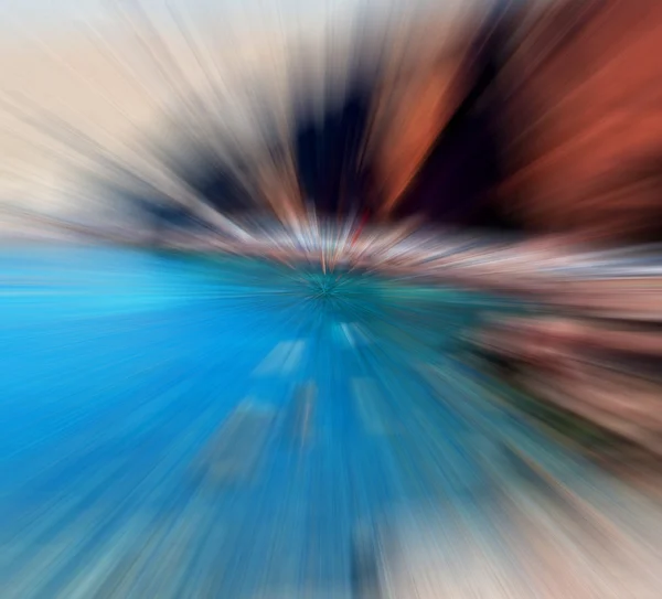 Vatten och Medelhavskusten havet röda suddig — Stockfoto
