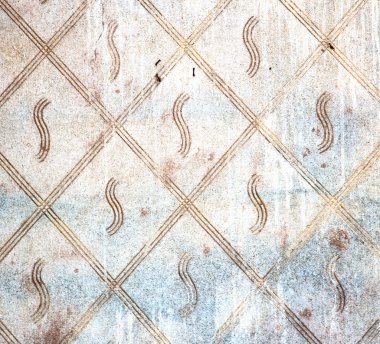 Adım tuğla duvar eski İtalya içinde soyut ve malzeme inci doku