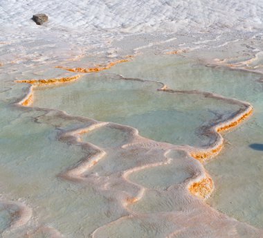 Asya eski su kalsiyum banyosu ve Traverten benzersiz Özet