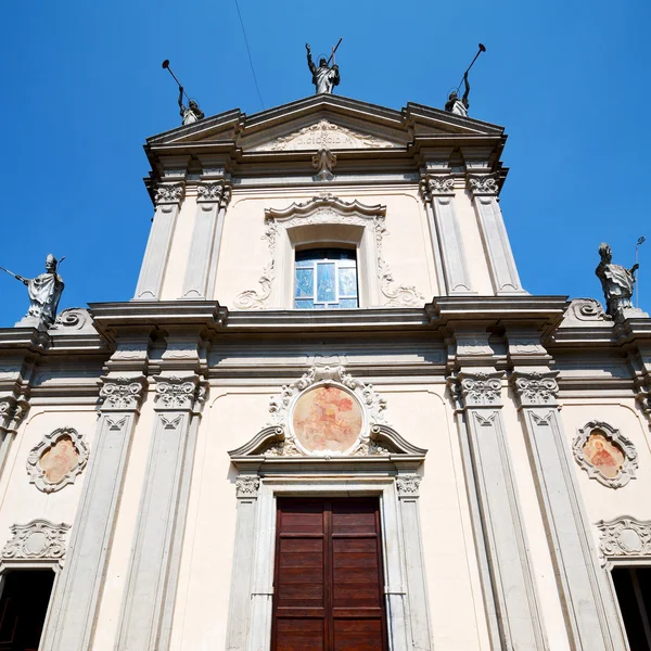 Medeltida gamla arkitektur i Italien Europa Milano religion en — Stockfoto