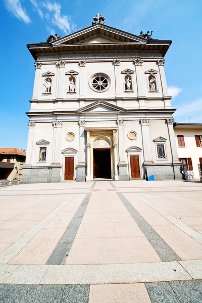 Medieval viejo en italia europe milan religion sol luz — Foto de Stock