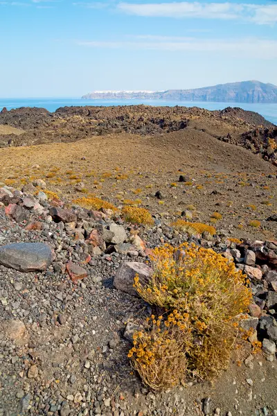 Volcánico en europa santorini mediterráneo — Foto de Stock