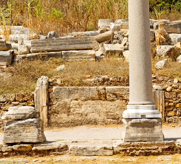 Perge vieille construction en asie dinde la colonne et le romain — Photo