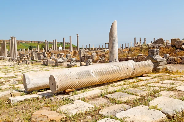 Πέτρα στην Τουρκία Ασία Πέργη και Ρωμαϊκής — Φωτογραφία Αρχείου