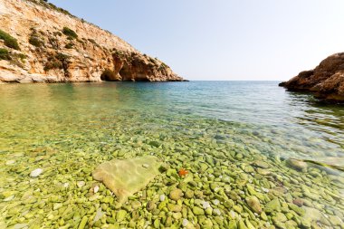 Asya thurkey antalya Likya'nın yolu su kayalar ve gökyüzü n yakınındaki