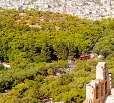 Avrupa Yunanistan con antik kenti ve eski yeni mimari