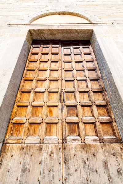 Dettaglio nella porta a muro — Foto Stock