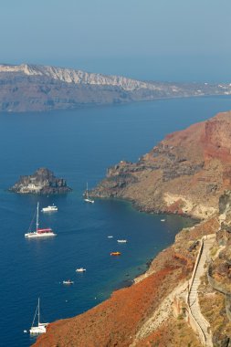 içinde Avrupa santorini eski gökyüzü tatil