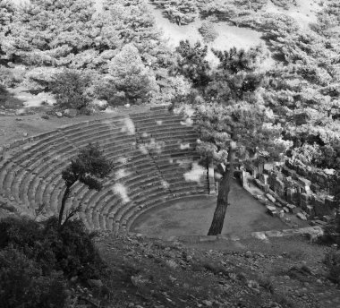  taş ve antalya arykanda Türkiye Asya gökyüzü tiyatroda bir