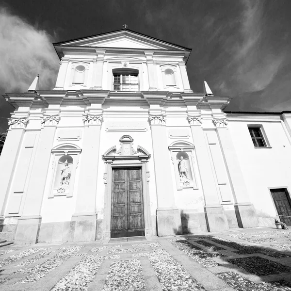 Patrimonio arquitectura antigua en italia europa milan religion — Foto de Stock