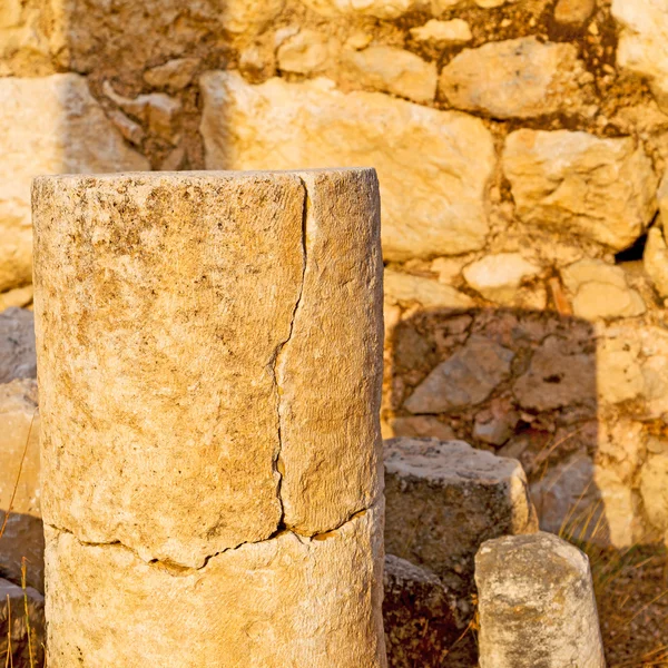 Μπους πύλη στην Μύρα η παλιά πέτρινη κατασκευή στήλης ενός — Φωτογραφία Αρχείου