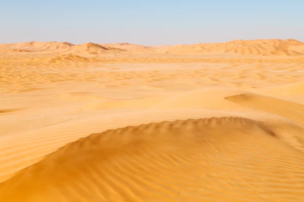 In oman oude desert rub al khali de lege kwartaal en buiten — Stockfoto