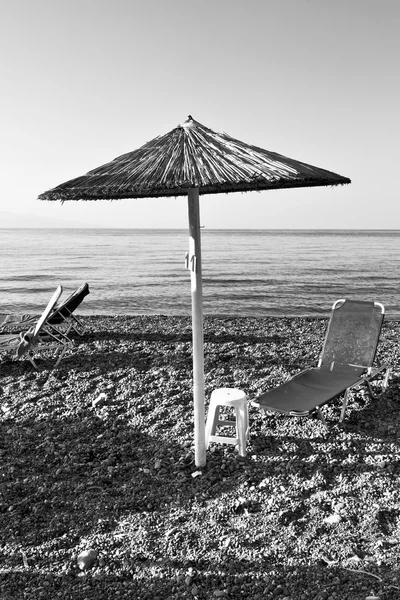 Rock deniz ve plaj Avrupa Yunanistan'da mykonos adalar — Stok fotoğraf