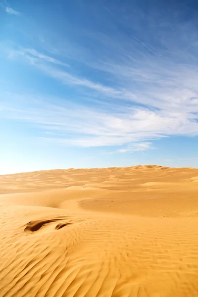 En Oman duna de arena vieja y al aire libre —  Fotos de Stock