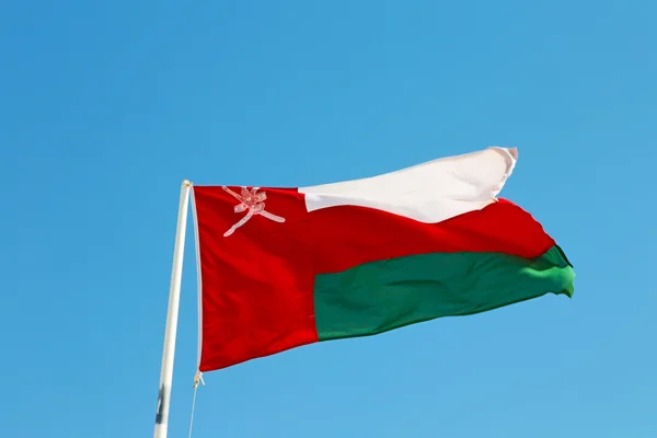 In oman waving   sky — Stock Photo, Image