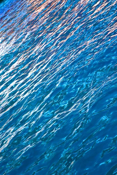W morze Grecja kolor i reflex — Zdjęcie stockowe
