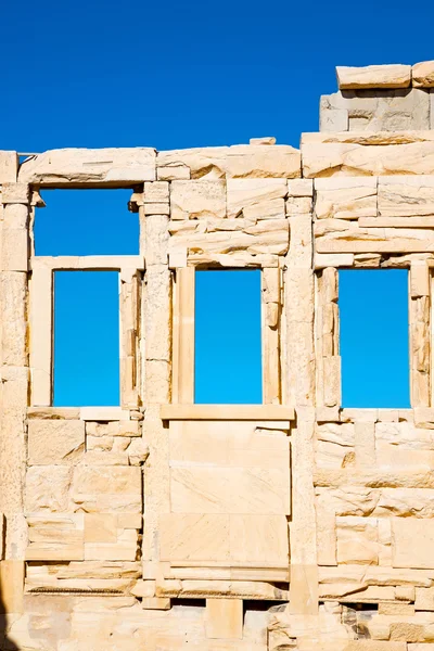 En ventana de Grecia — Foto de Stock