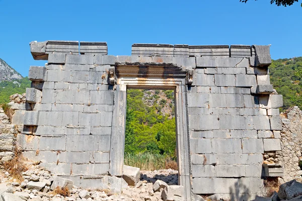 Olympos bush gate i myra gammalt — Stockfoto