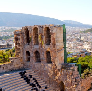 Avrupa Yunanistan con antik kenti ve eski yeni mimari