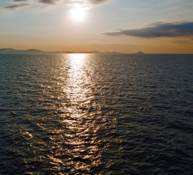 Akdeniz Kızıldeniz cyclades hill Yunanistan günbatımı've