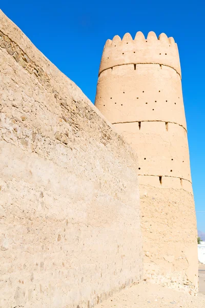 In oman muscat den Ziegelstein — Stockfoto