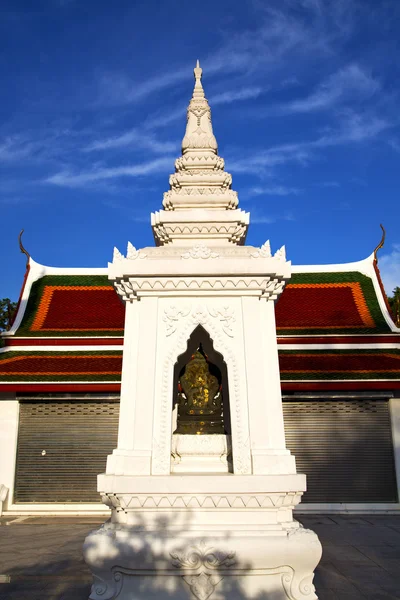 Ásia tailândia no templo abstrato e cores religião — Fotografia de Stock