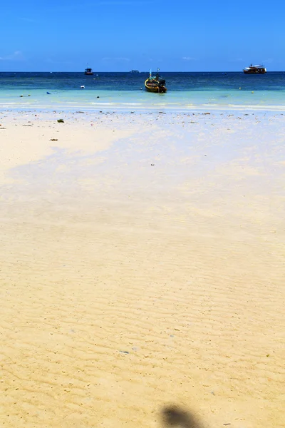 Asien in der kho tao bay rocks house boat south china sea — Stockfoto