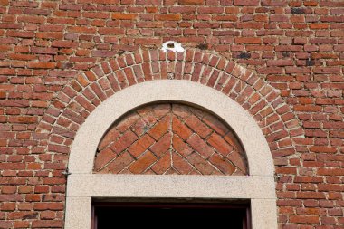  İtalya kilise kapısına lombardy sütun eski milano     
