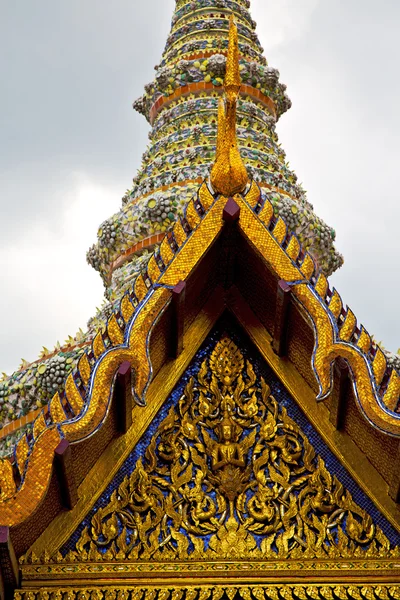 Asien thailand im bangkok mosaik — Stockfoto