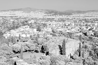 Eski Avrupa'nın eski ve yeni mimari Yunanistan congesti