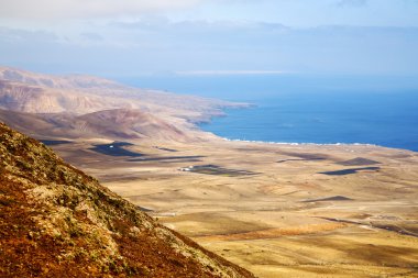 kıyı şeridi lanzarote görünümünden