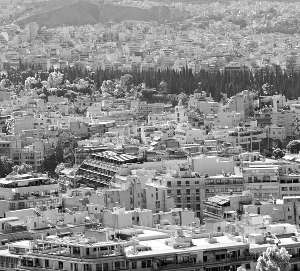 Cidade antiga e da nova arquitetura no antigo Grécia Europa con — Fotografia de Stock