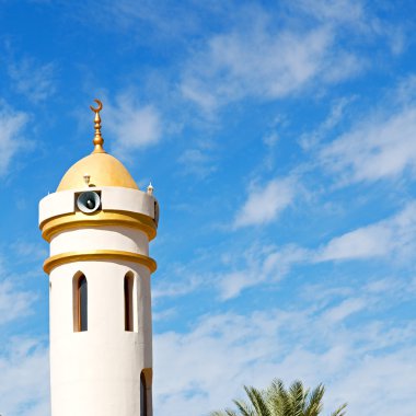 Umman muscat oteli eski Camii Minare ve din gökyüzü temizleyin