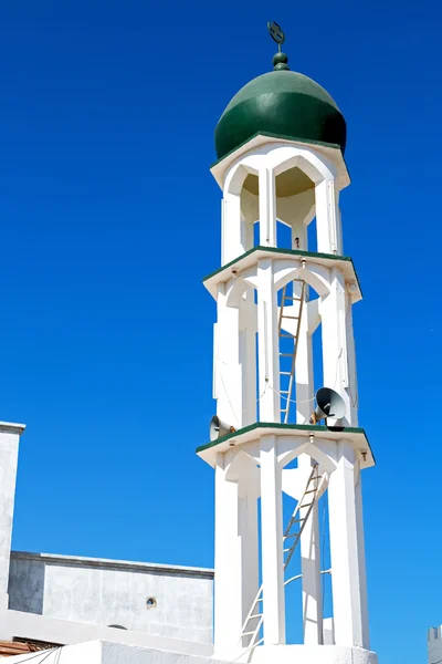 In oman muscat the old mosque minaret — Stock Photo, Image