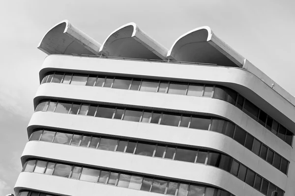 Abstract skyscraper and sky in europe greece the background text — Stock Photo, Image