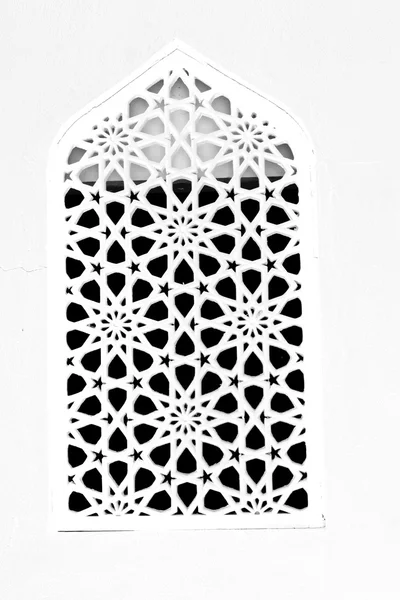 Omán a régi díszes ablak — Stock Fotó