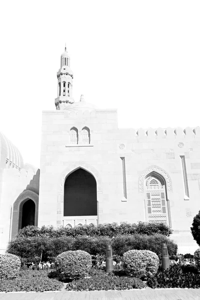 In oman muscat the old mosque — Stock Photo, Image