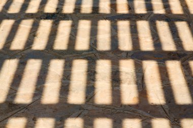 Umman soyut kaldırım eski steet ve renklerde