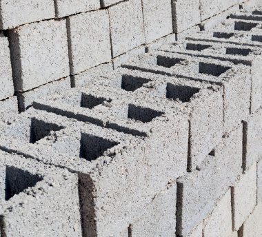 Umman duvar eski ev ve soyut yapı bloğu 